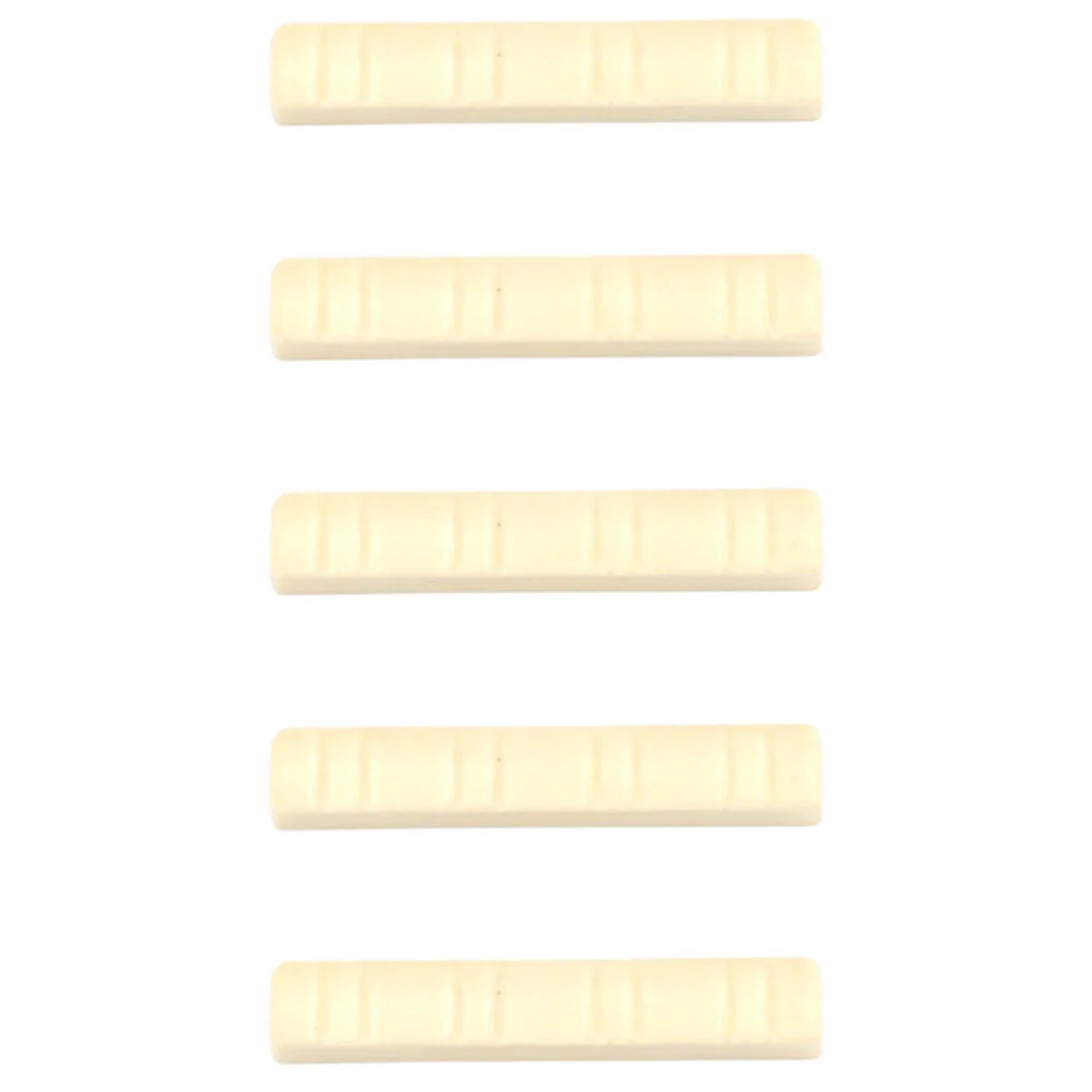 

Pack Guitar Bridge Nut Saddle Acoustic Blank Electric Bass Blanks Accessories Gifts Men Unique