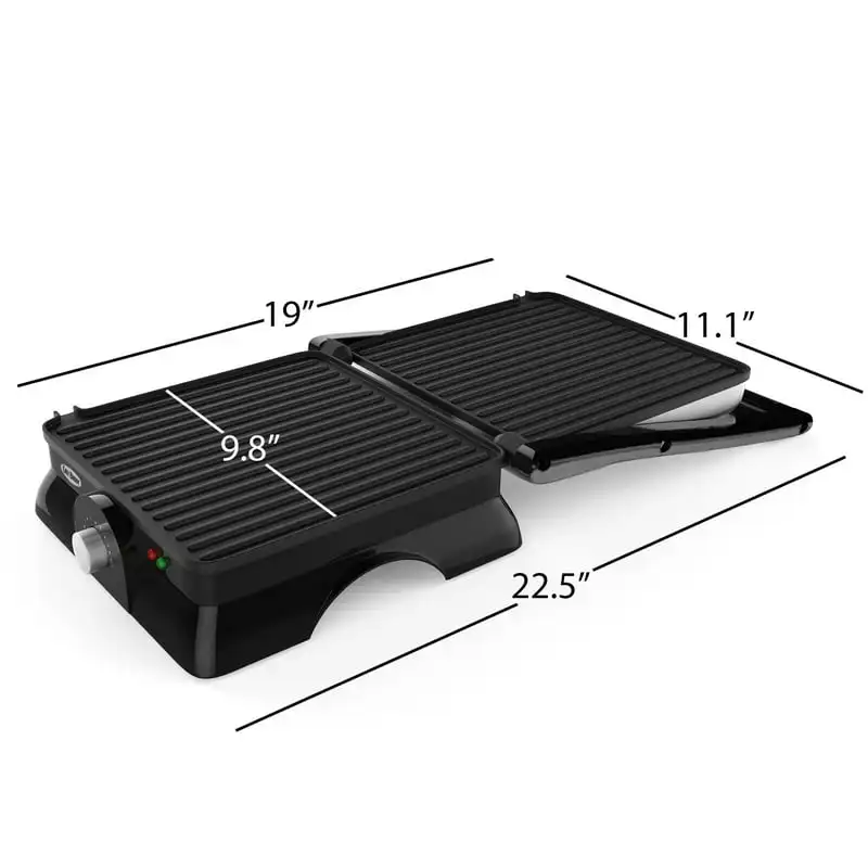 

Press Indoor Grill and Gourmet Sandwich Maker, with Nonstick Plates