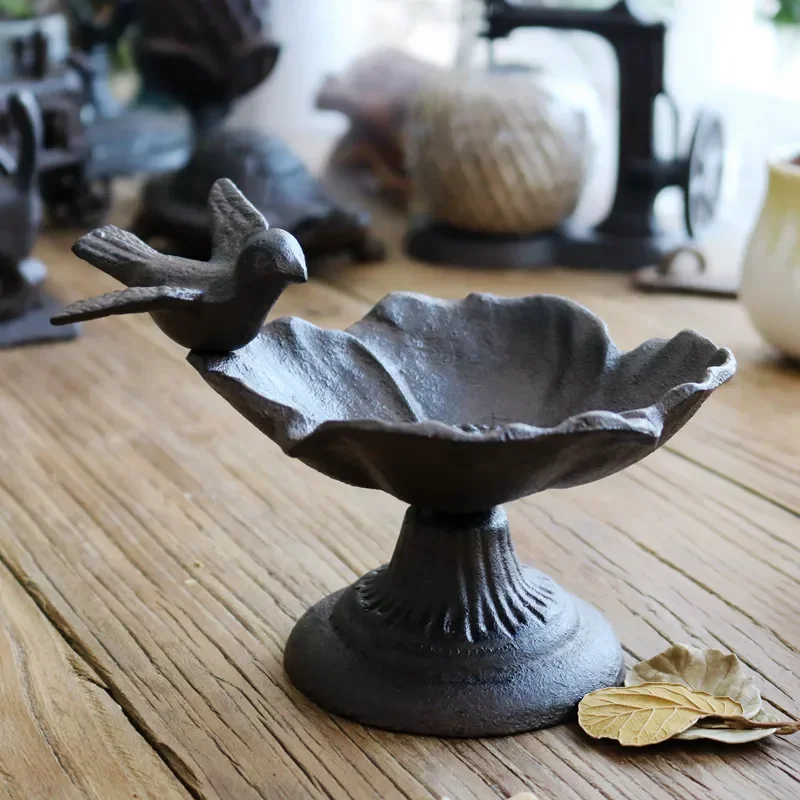 

Cast Iron flower Bowl Bird Feeder Soap Dish