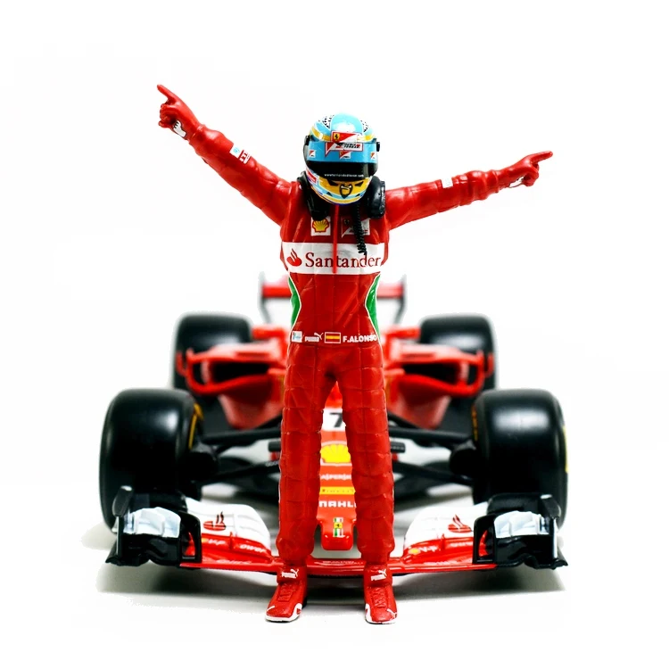

1:18 Scale Resin Diecast Figure Model F1 Racing Driver Simulation Car Model Scene Desktop Collect Ornaments Toys Free Shipping