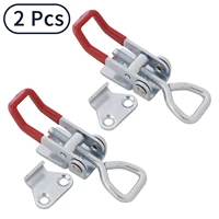 2pcs alloy adjustable toggle latch clamp heavy duty hasp quick release pull latch for door cabinet box tunk furniture hardware