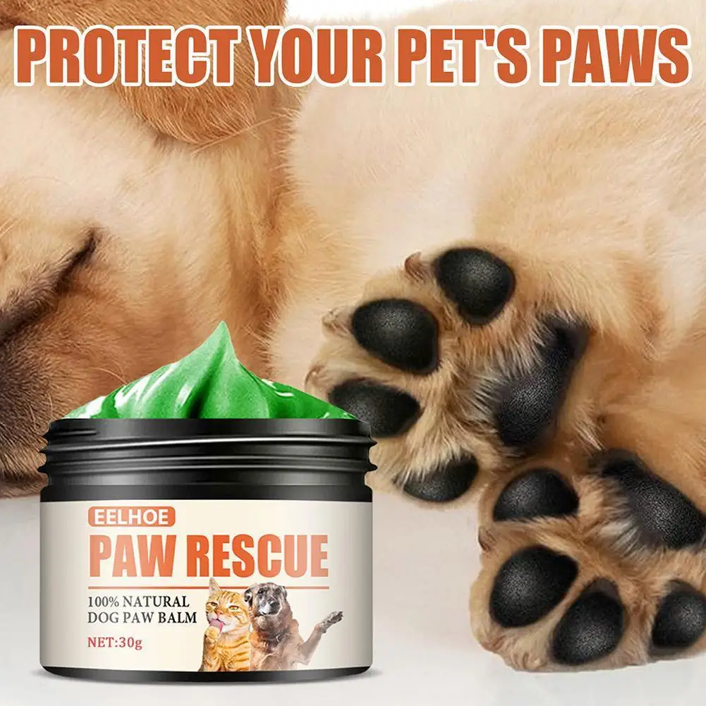 

30g Pet Dog Paw Care Balm Dog Paw Protections Cream Moisturizing For Hot Pavement Dog Paw Wax For Cracked And Dry Paws F2J8