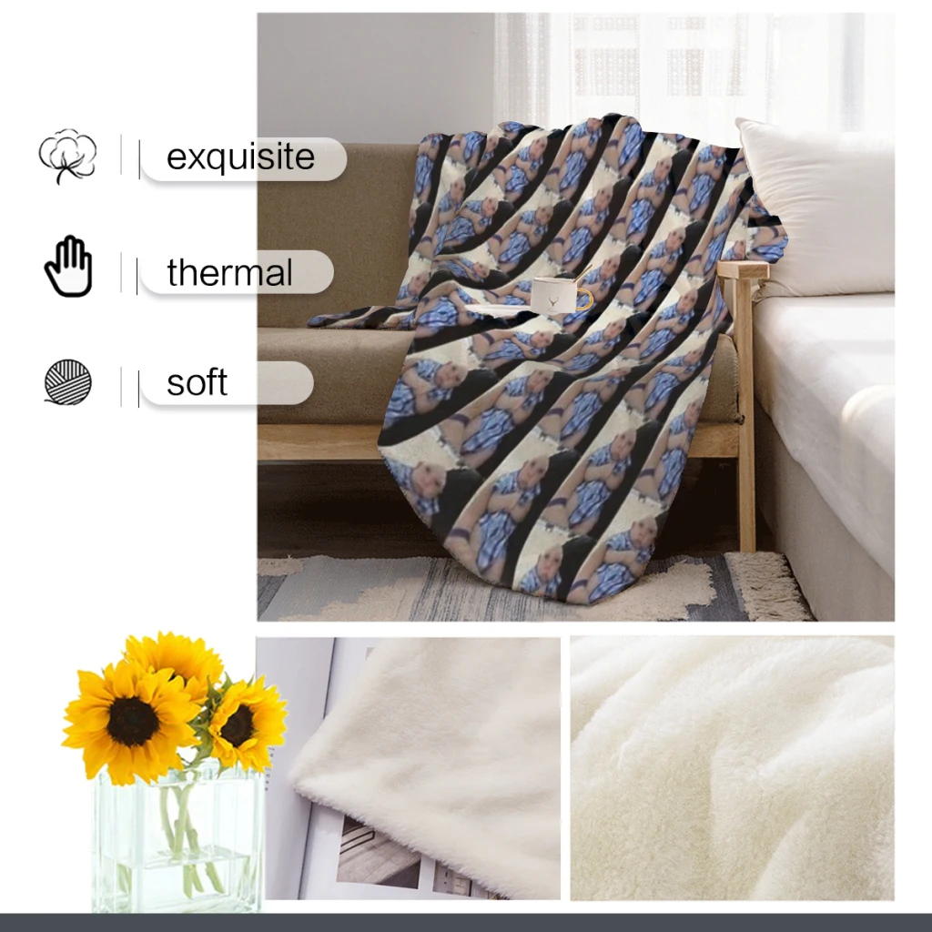 Пушистое детское одеяло jank boteko покрывало для дивана кемпинга удобное фланелевое