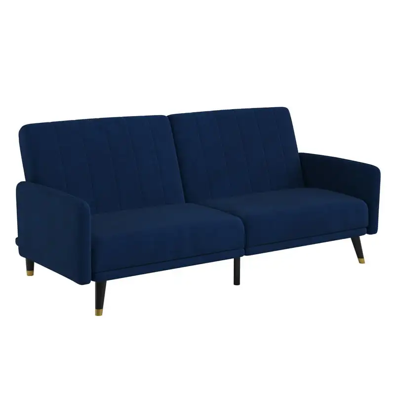 

Sophia Living Room Sofa, Navy Fabric Nordic chair Futons sofa Cat couch Loveseat sofa Room decor Futon couch Pillows for bedroom