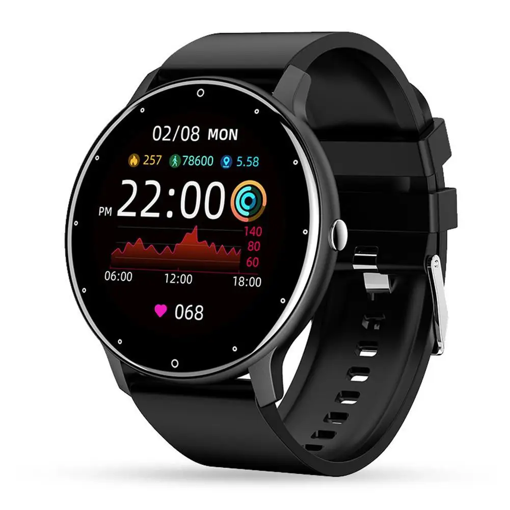 

Men Smart Watch Full Screen Sport Fitness Tracker IP68 Waterproof Bluetooth Smartwatch for Men Women Smartphone 2023