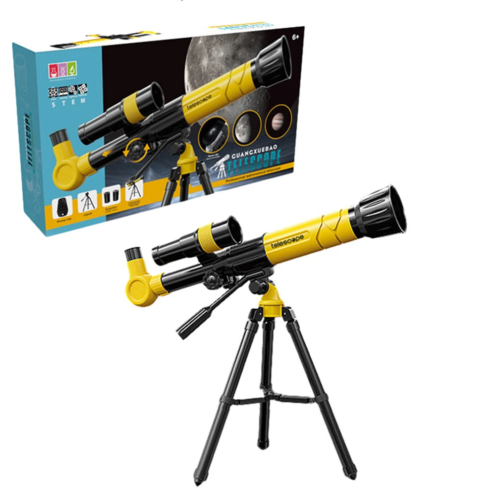 

Профессиональный астрономический телескоп HD с окулярами для детей студентов учебный научный эксперимент Монокуляр Stargazing