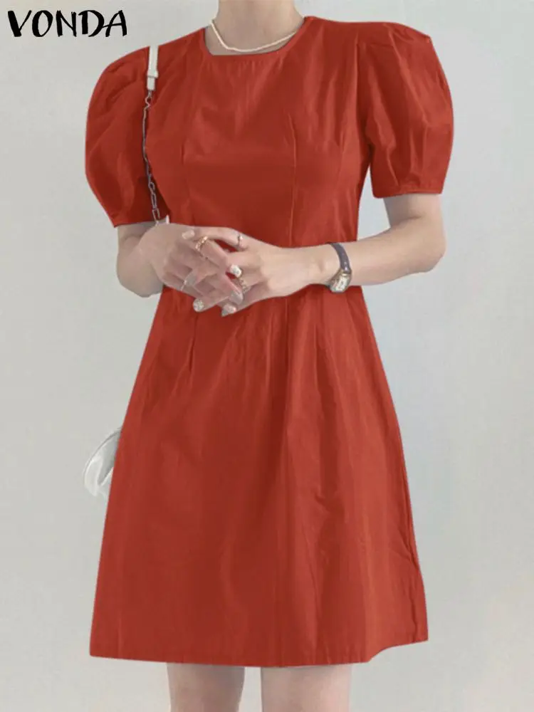 

2023 Women Summer Short Sleeve Party Dress Fashion Holiday Tunic Mini Dresses Bohemian Sundress Casual Pleated Vestidos