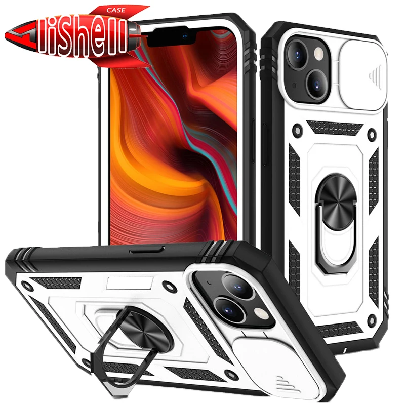 

Alishell Shockproof Phone Case For iPhone 6 7 8 Plus X XR XS Max 11 Car Holder Armor Protective Cover For iPhone 12 Pro Max 13