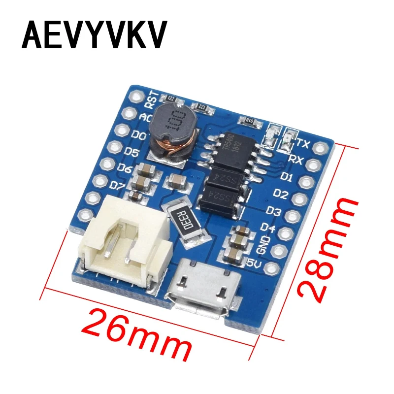 Battery Shield V1.1.0 для WEMOS D1 mini одиночной литиевой батареи зарядка и повышение