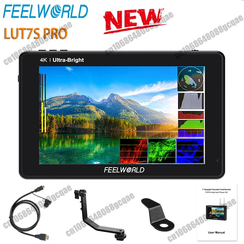 FEELWORLD 7-дюймовый 2200 нит 3D LUT сенсорный экран DSLR камера LUT7S PRO 7 полевой режиссер