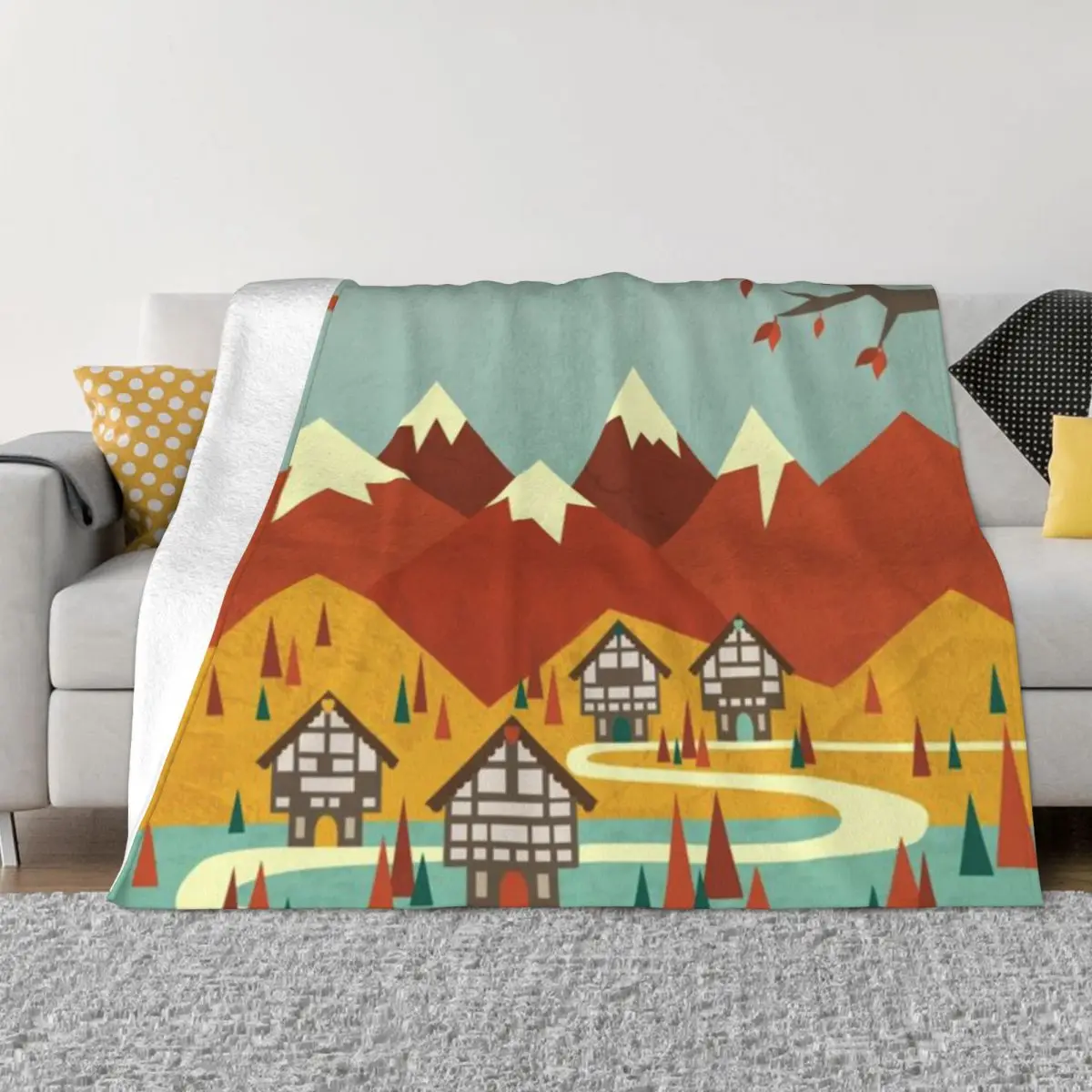 Ультрамягкое Флисовое одеяло из Швейцарии