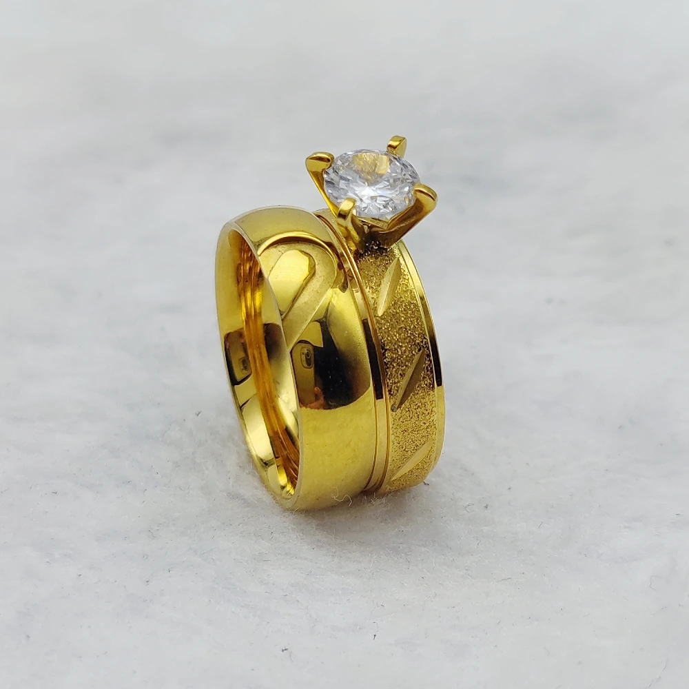 Eheringe модные ювелирные изделия золотые Cz бриллианты обручальное кольцо 24k