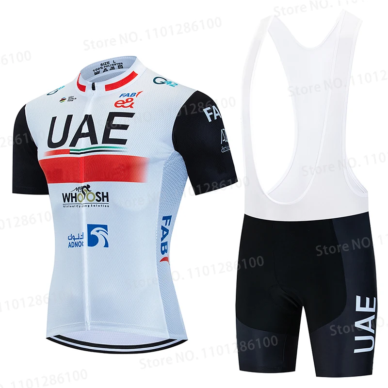 

2023 Team UAE Mens Cycling Jersey Set Bicycle Clothing Ropa Ciclismo MTB Bib Short Maillot Racing Bike Clothes Summer Sport Suit