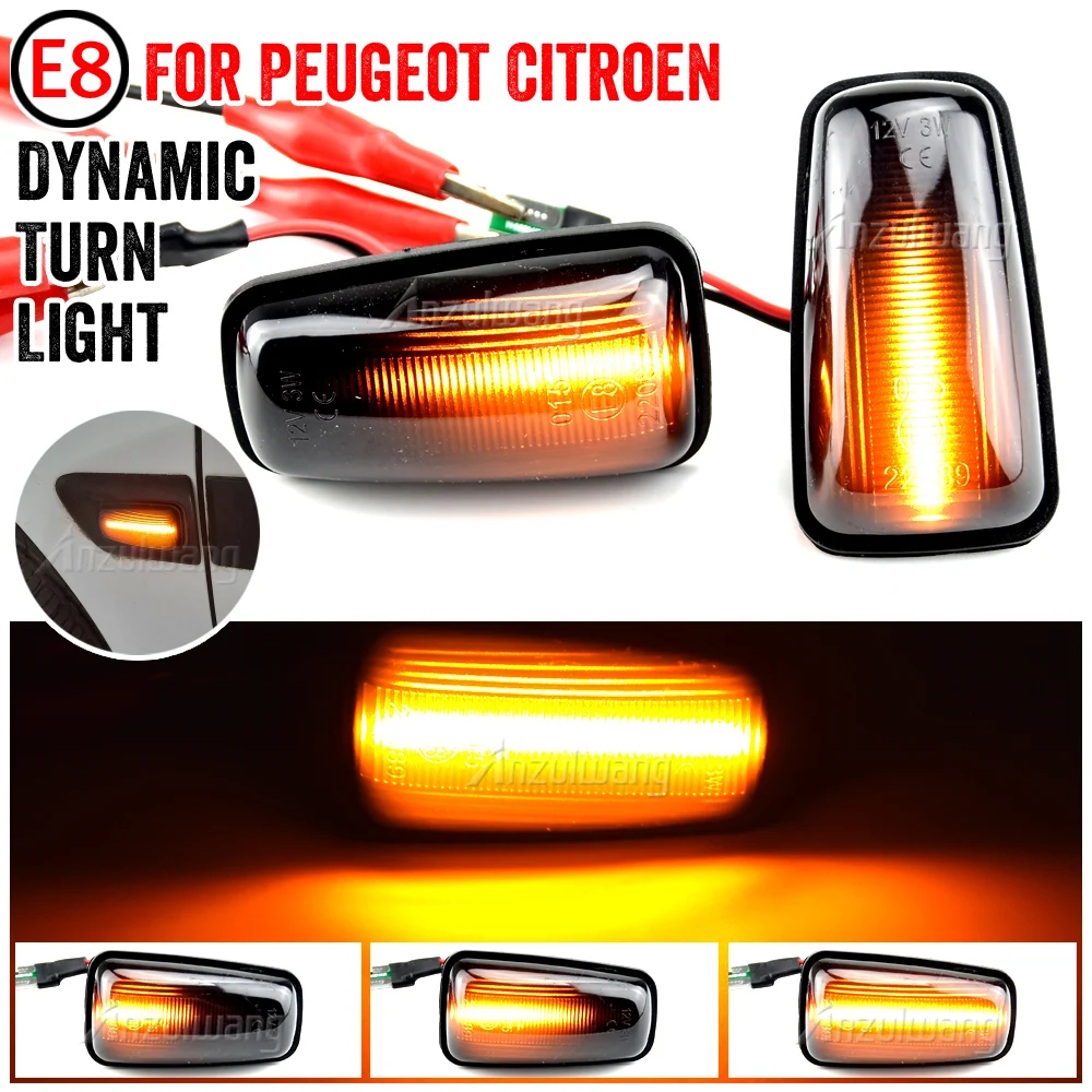 

For Citroen Berlingo Jumpy Saxo Xantia Xm ZX Peugeot 106 306 406 806 EXPERT PARTNER Dynamic LED Side Marker Light Signal Blinker