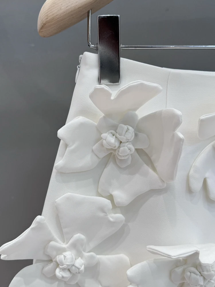 Женский комплект из топа и юбки VGH однотонный облегающий двух предметов топ без