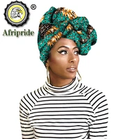 fashion african head scarf print cotton high quality women african clothing bazin rich headwear wax a18h002