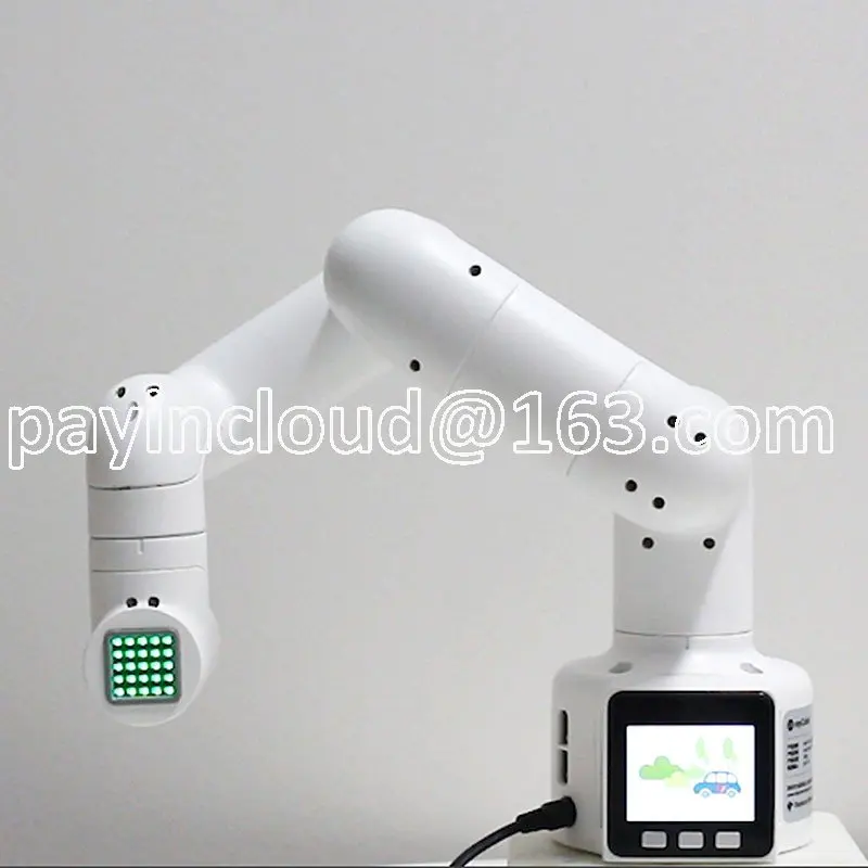 

Thanksbuyer Mycobot 6 Axis Robot Arm Desktop Robotic Arm Programmable Mechanical Arm Load 250G with Two Screens