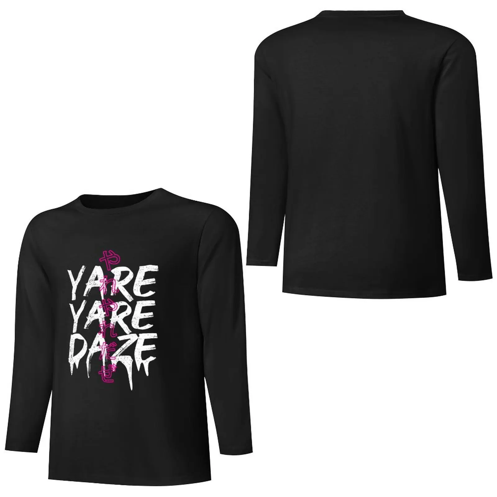 Длинная футболка Yare Daze эстетичная одежда милая большого размера мужские