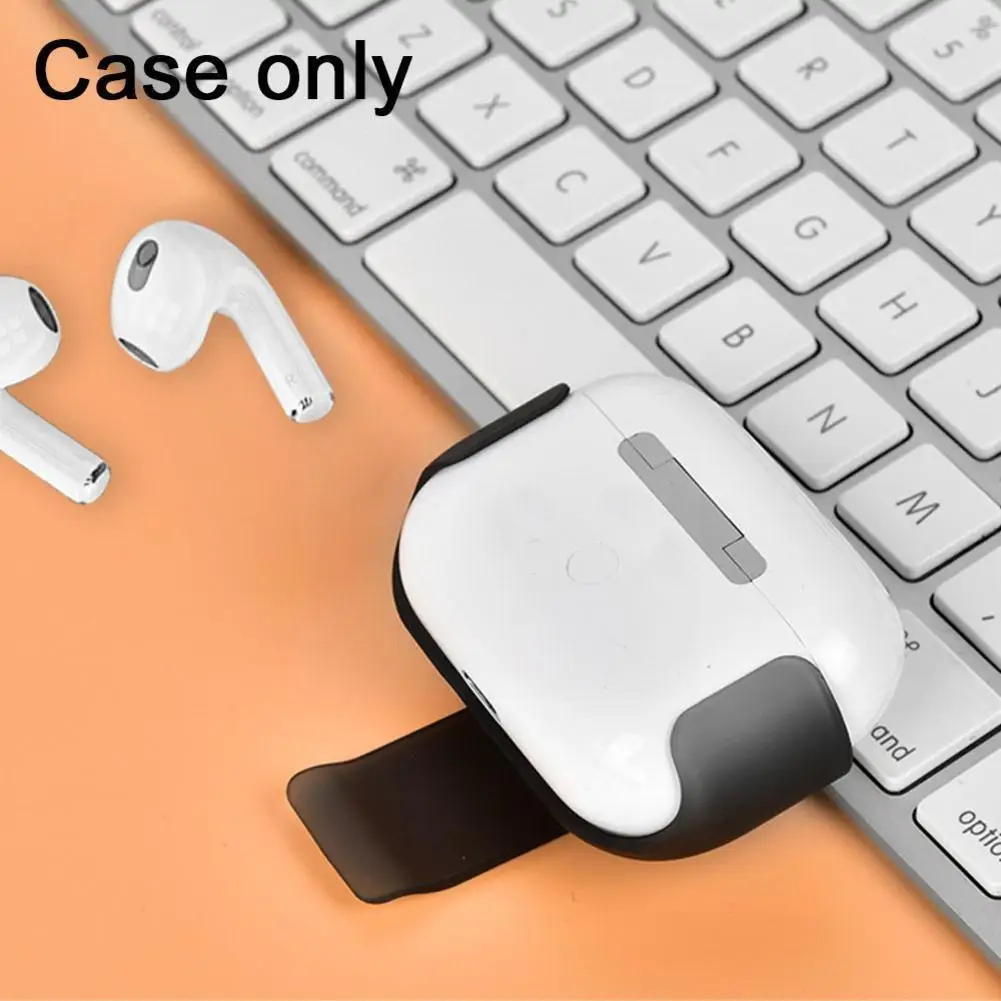 

Hanging On Waist Earphone Belt Clip For 3 Strap Earphones Storage Sleeve Wireless Earbuds Holder For Air T3b6