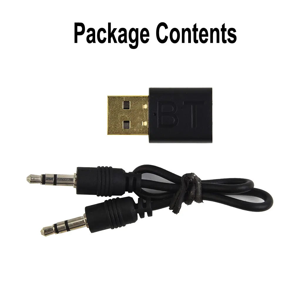 USB Transmitter Receiver AUX Adapter Free Drive Headphones PC Speaker Portable Small TV AUX Adapter Two-In-One
