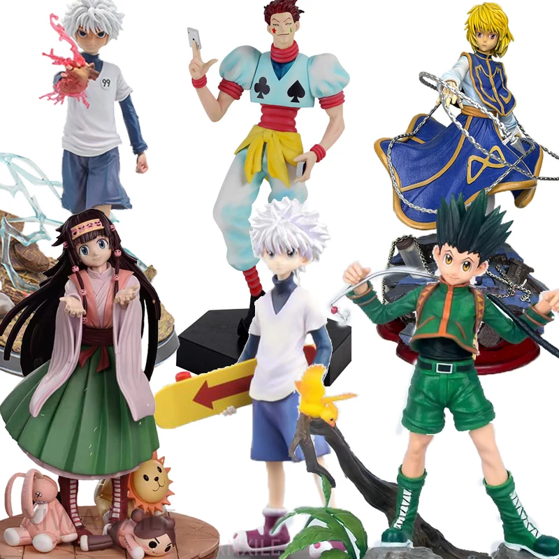 

Аниме Hunter x Hunter Killua Alluka Zoldyck, экшн-фигурки, Гон, Freecss, Kurapika, коллекционные фигурки для детей