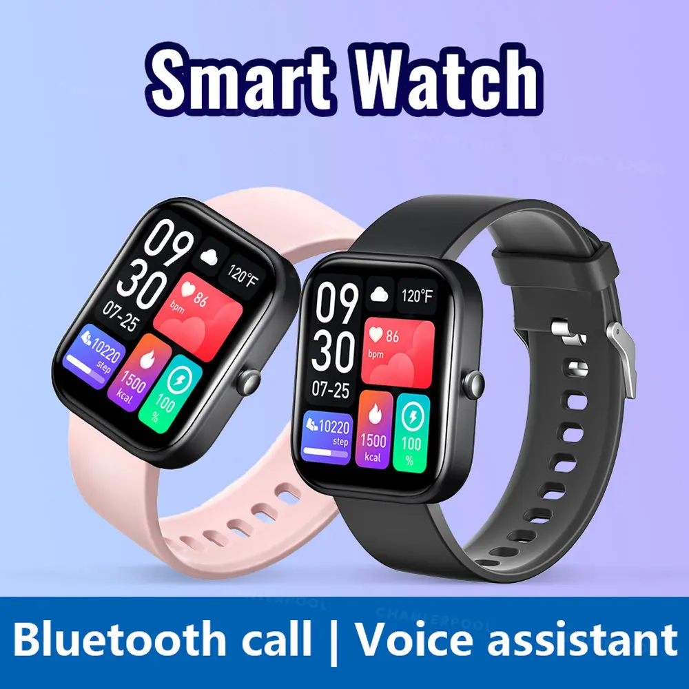 

2023 New Smartwatch Bluetooth Call 2.0" Sleep Heart Rate Health Monitor Watch Women Fitness Sport Waterproof Men Smart Watch