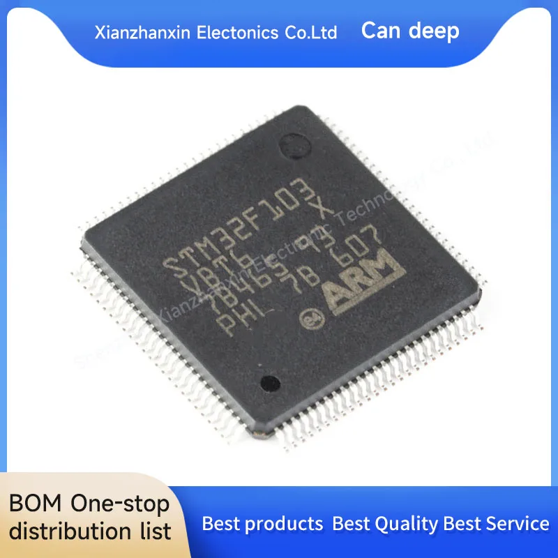 32-битные микроконтроллеры STM32F103VBT6 STM32F103 VBT6 LQFP100, 1 шт./партия