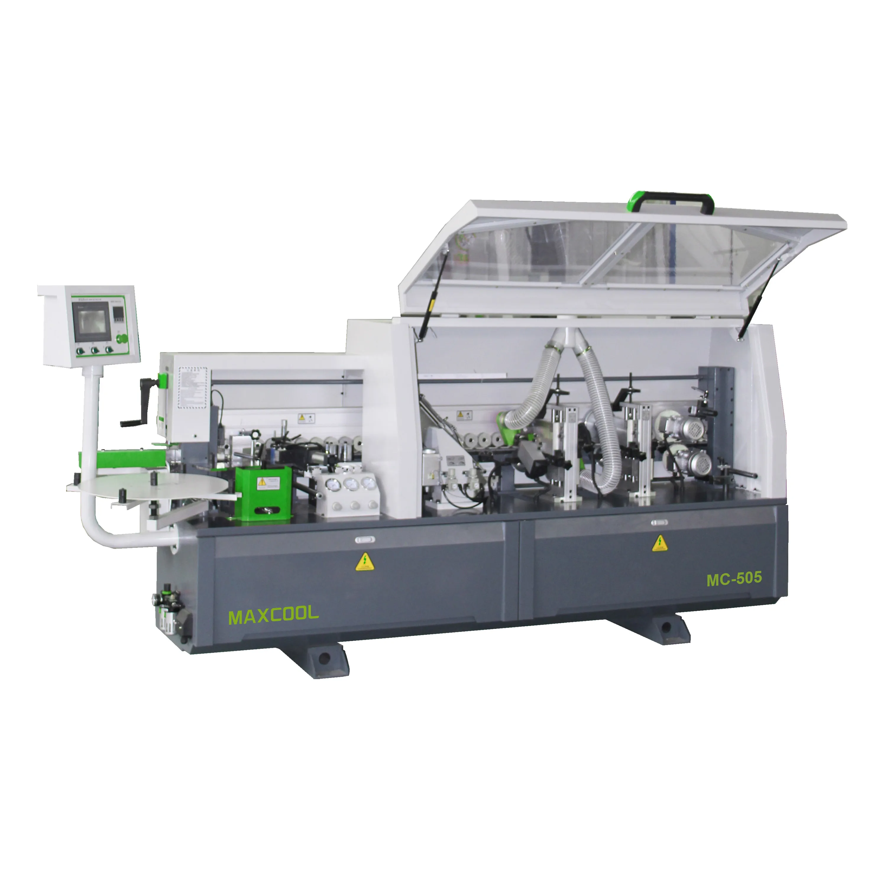 

Multi function trimming pre- milling corner rounding PVC MDF Edge banding machine for woodworking furniture