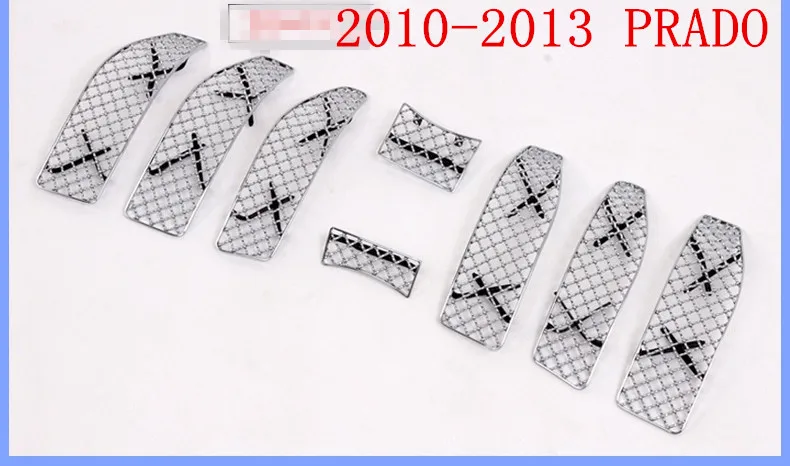 

Stainless Steel Front Grille Trims For Toyota Land Cruiser Prado LC150 Accessories 2010-2017