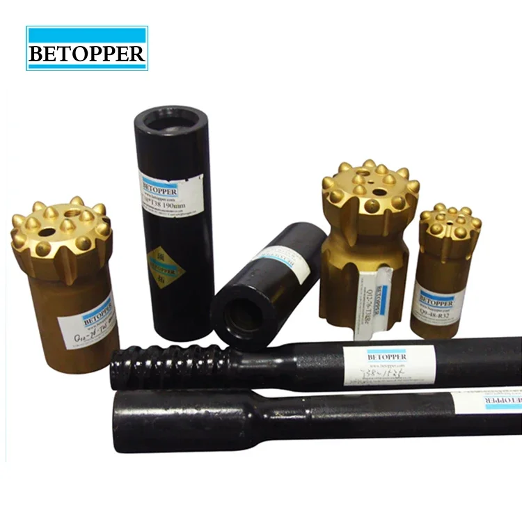 Кнопочная насадка Atlas Copco T45 высшего качества для сверления длинных отверстий