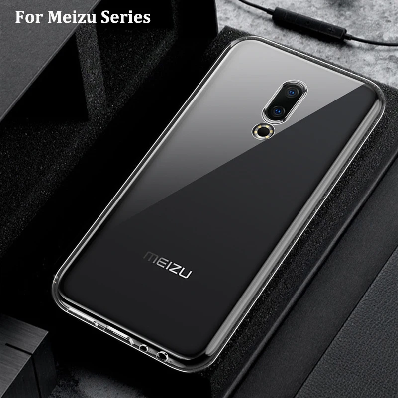 

Meizu M5 M6 M8 M9 Note M6S U10 Case Ultra Thin Transparent Soft Silicone TPU Back Cover for Meizu 16 16S 16XS 16X 15 Plus 16SPro