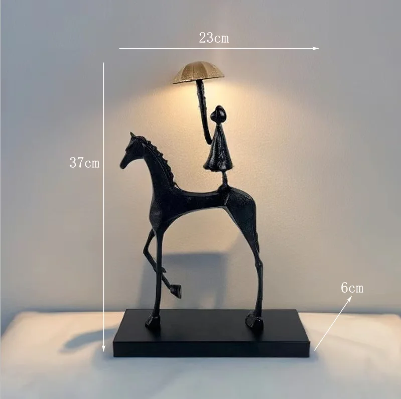 

Статуэтка девушка на лошади металл