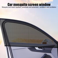 2 pcs car sunshade front window rear window mosquito net window sunscreen window screen privacy guard uv isolation cover