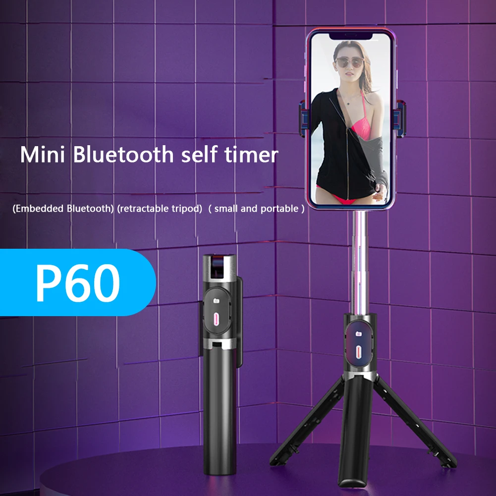 

Camera Self-Timer Artifact Rod Tripod Bluetooth-compatible Selfie Stick Telescopic Live Broadcast Phone Support Bracket Tripod