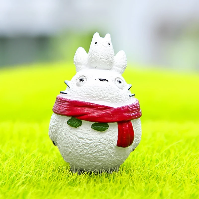 Фигурка героя из аниме Тоторо зимняя настольное украшение модель Миядзаки Хаяо