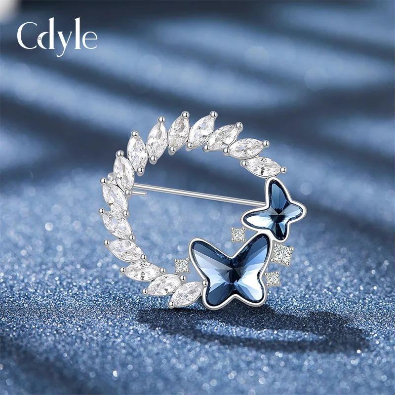 

New Arrival Brooch Women's High-Grade Butterfly Brooch Suit Coat Sweater Decoration Pin Clothing Accessories