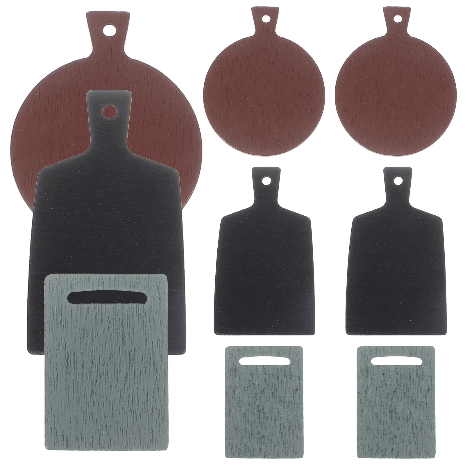 9 шт. модель поддона миниатюрные подносы для еды дома кухонная тарелка украшения