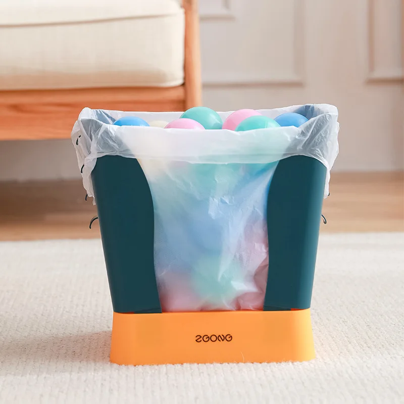 

Adjustable Trash Bag Waste Bin For Kitchen Storage Holders Household Crevice Trash Can Bathroom Creative Expandable Trash Can