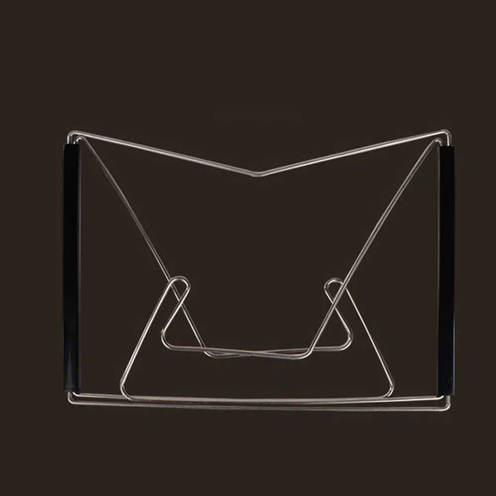 

Portable Metal Table Books Holder Folding Adjustable Music Stands Musician Helper Silver+Black For Hold The Sheet Music