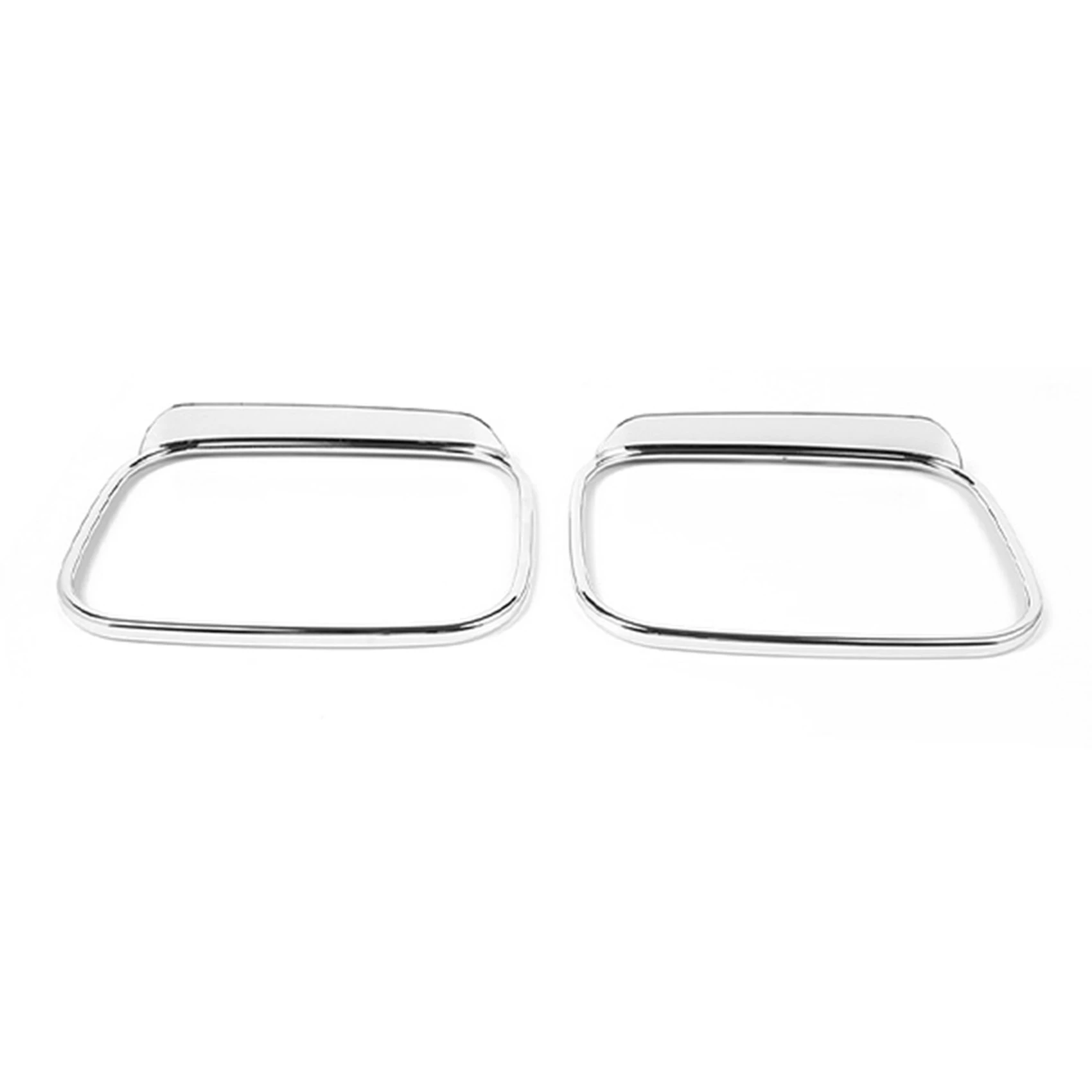 

2Pcs Car Decoration Rearview Mirror Covers Rain Eyebrow Frame Exterior for Hummer H2 2002-2005