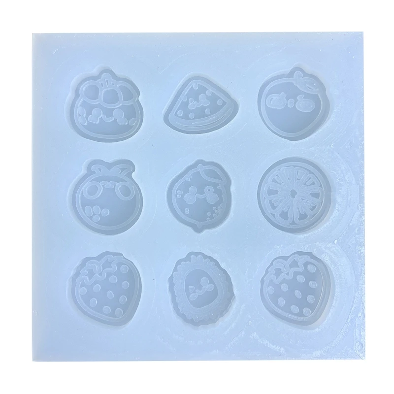 

Mini Fruit Mold Shaker Resin Mold Fillers Silicone Quicksand Shaker Filling Mold for DIY Jewelry Making,Pendant,Keychain