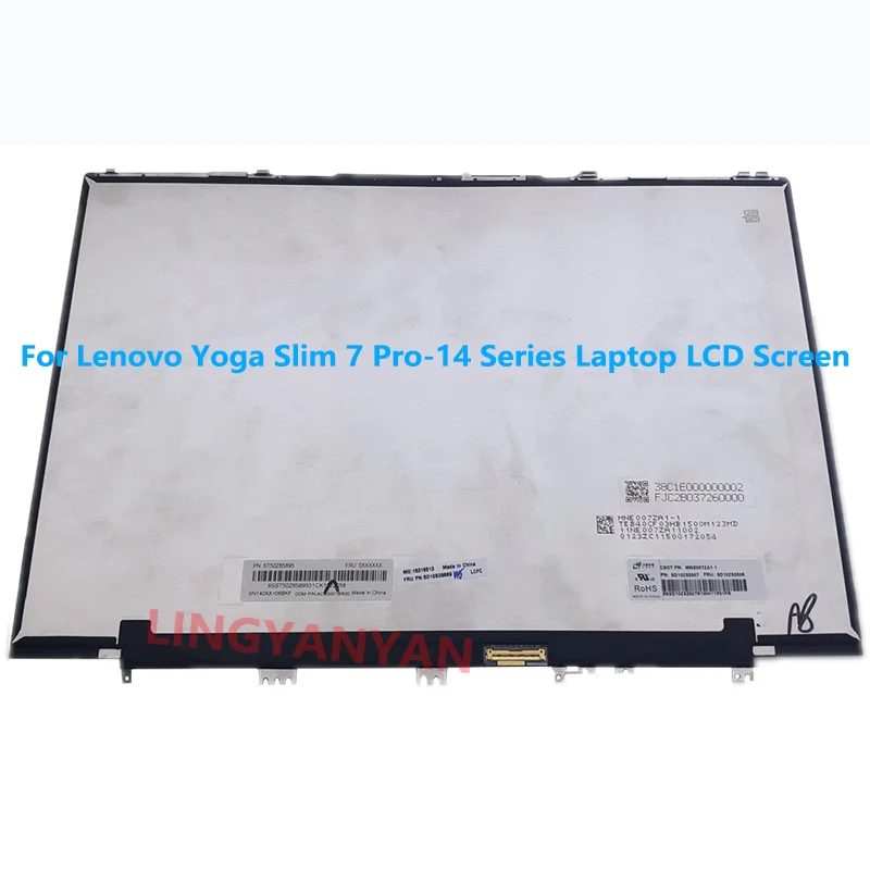 

Laptop Display Screen LCD Module 5D10S39718 5D10S39704 Yoga Slim 7 Pro-14ACH5 For Lenovo Yoga Slim 7 Pro-14ACH5 D Laptop