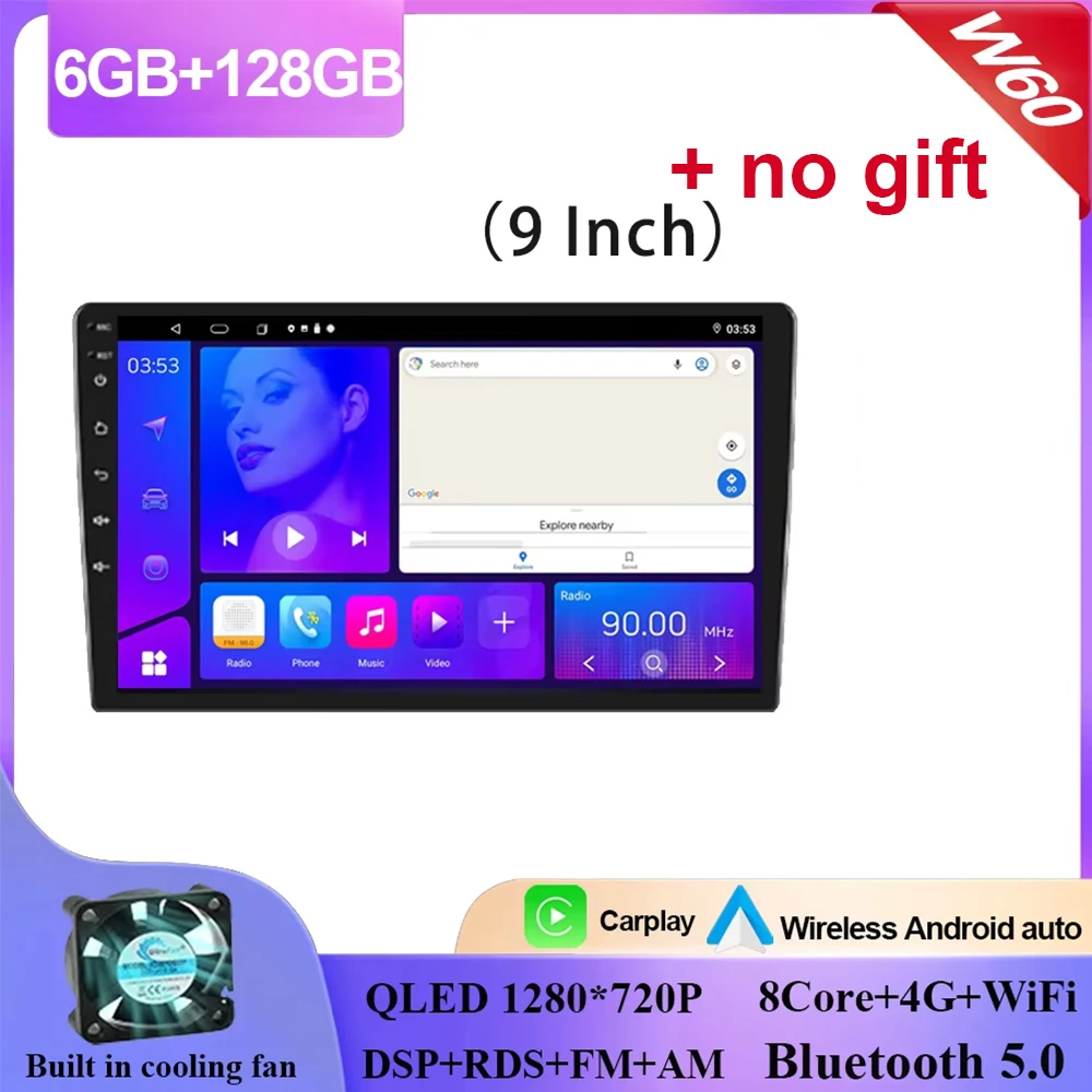 

Android 15 9/10-дюймовый автомобильный мультимедийный видеоплеер 2DIN стерео радио Carplay Android Auto для Nissan Hyundai Kia Toyota Honda VW