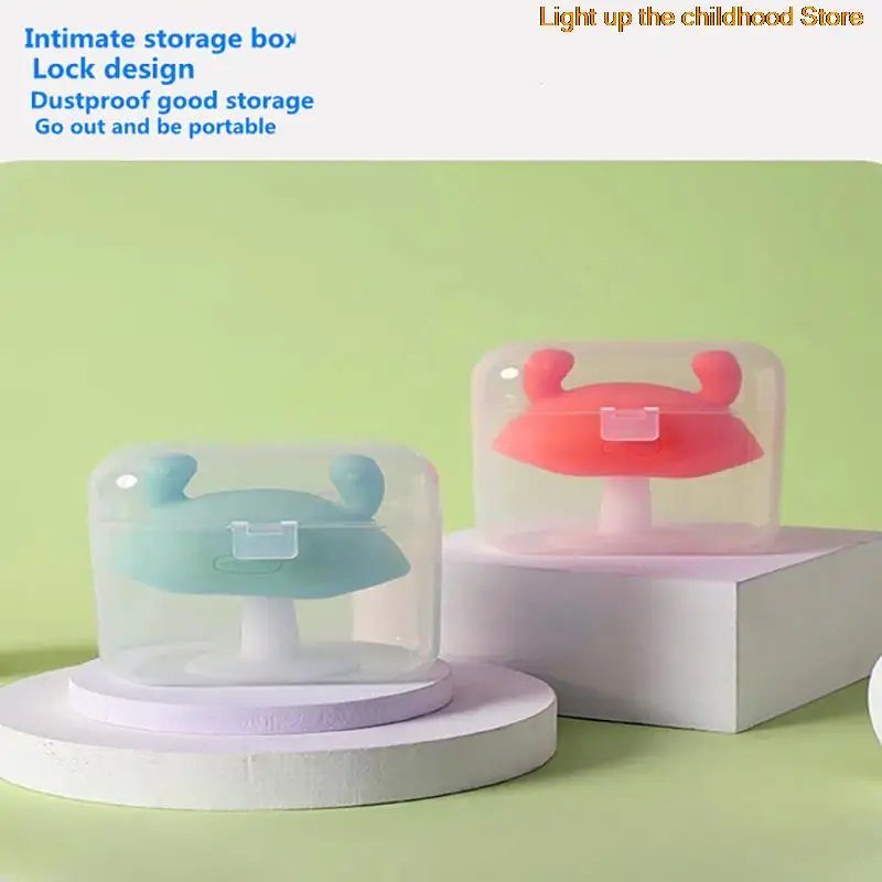 

1 шт., силиконовая игрушка-гриб для зубов, 4 цвета