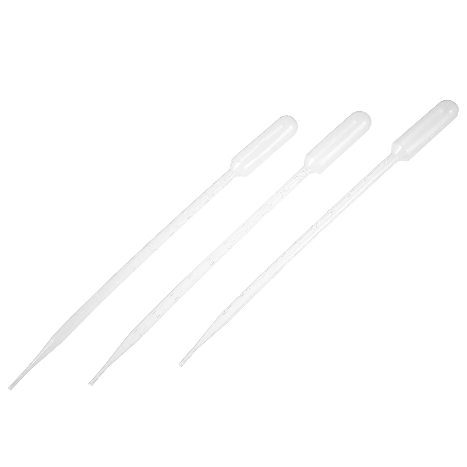 

100 Pcs Clear Disposable Useful Practical Droppers for Laboratory Experiment School