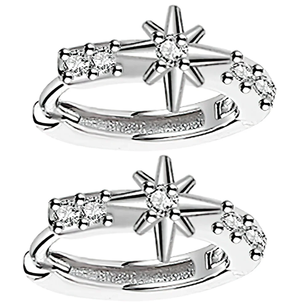 

Women Earings Huggie Hoops Earring Cartilage Earrings Trendy Eight-pointed Star