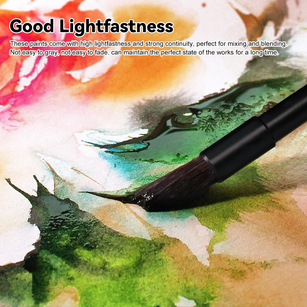 Ceny Zestaw Akwareli Super Vision 24 Mineralne Kolory Klasyczne Pigment Rurowy Dobre światło Odporność Na Wysokie Nasycenie Kolorów
