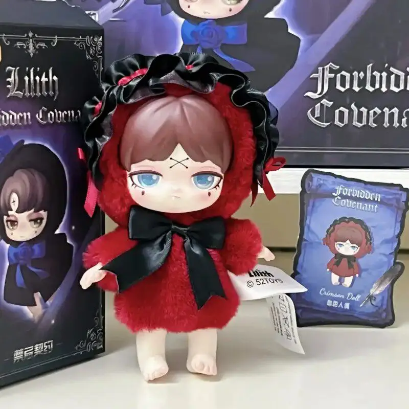 Фото Оригинальная плюшевая кукла-сюрприз 52TOYS Lilith из серии Anime Blind Box, серия Lilith Taboo Contract, игрушка-подвеска, подарки на день рождения для детей №2