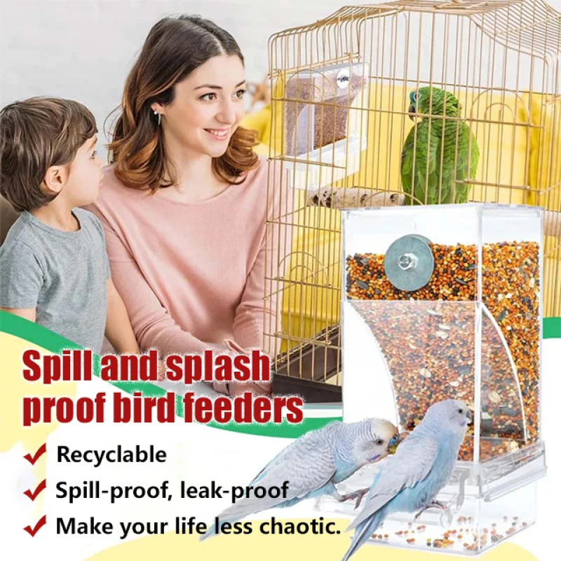 Автоматическая кормушка для птиц брызгозащищенная какаду пищевых продуктов с