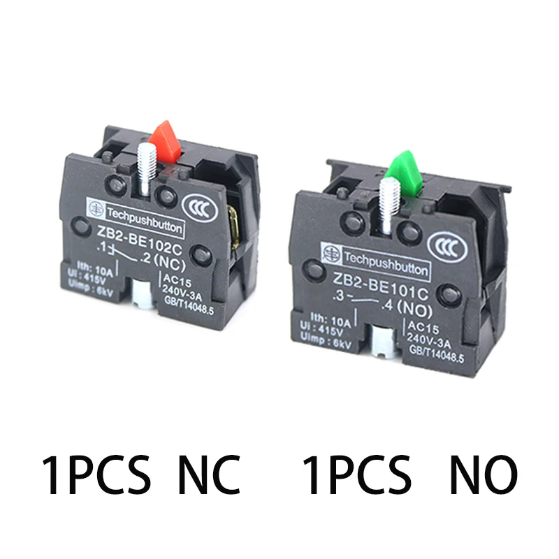 

Дjoystick Push Button Switch (Кнопочный переключатель с джойстиком) XB2 ZB2-BE101C/ZB2-BE102C, Блок контактов, 10A 415V NC NO, Замена для TELE